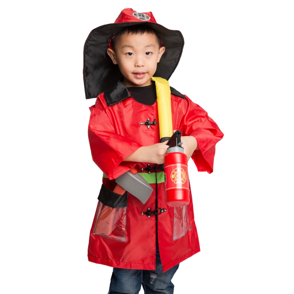 Bộ Đồ Hóa Trang Lính Cứu Hỏa Dành Cho Bé Trai Dịp Halloween