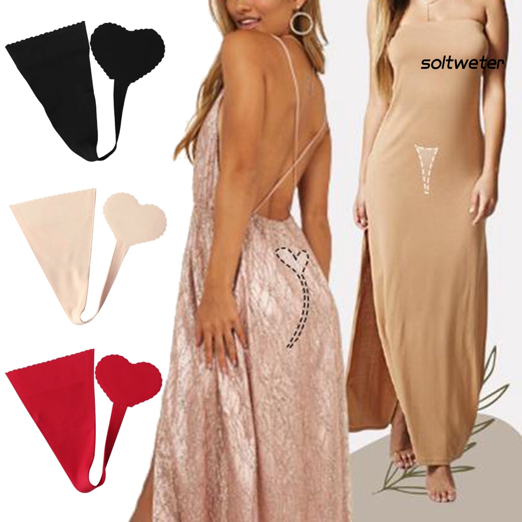 Quần Lót Chữ C Không Dây Bằng Nylon Thân Thiện Với Làn Da Hình Trái Tim Cho Nữ