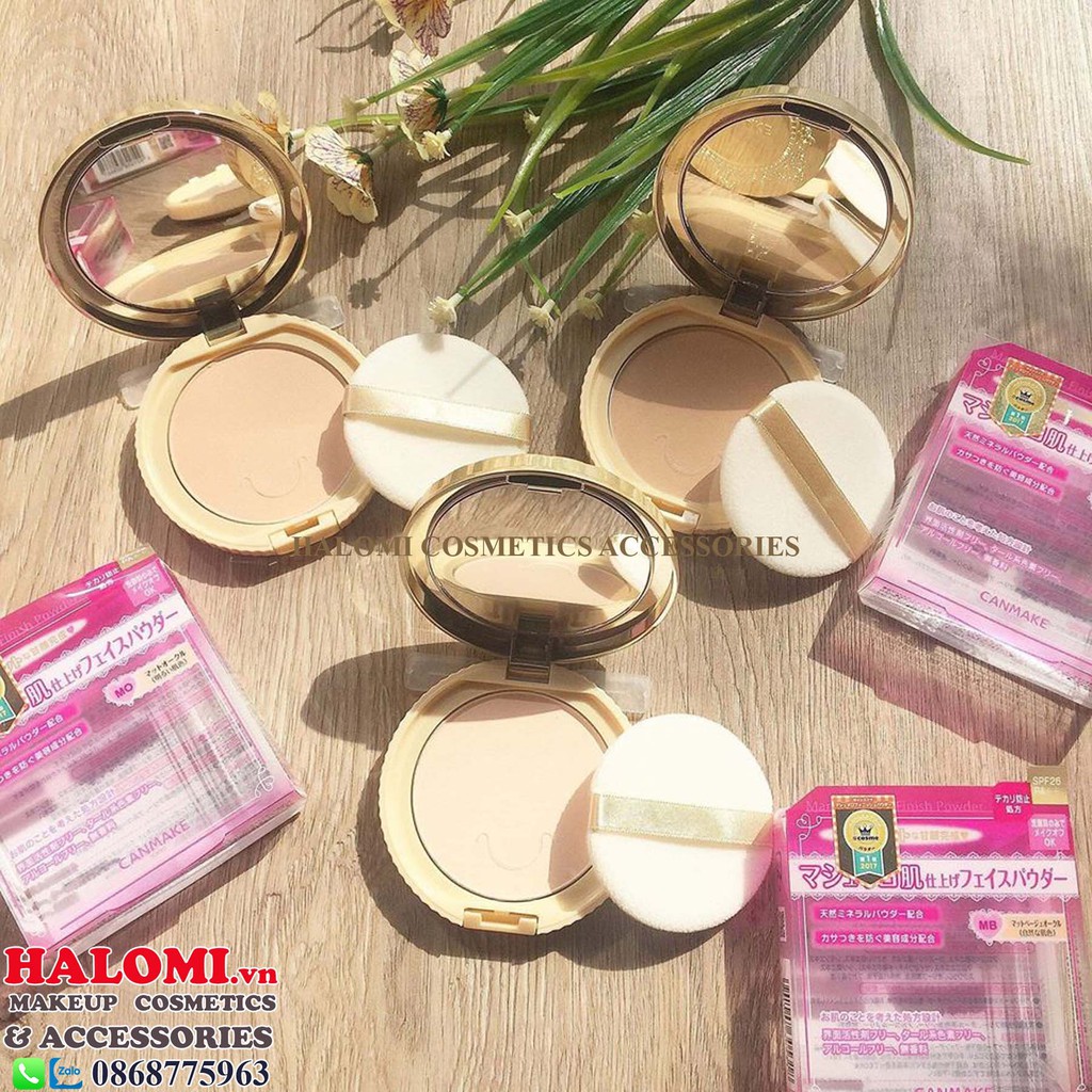 Phấn phủ Canmake Nhật Marshmallow Finish Powder 10g chính hãng HALOMI | BigBuy360 - bigbuy360.vn