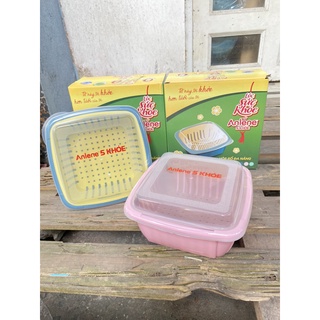 Hộp thau rỗ đa năng quà tặng sữa anlene - màu ngẫu nhiên