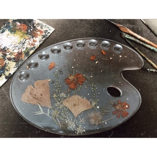 Palette bảng pha màu resin