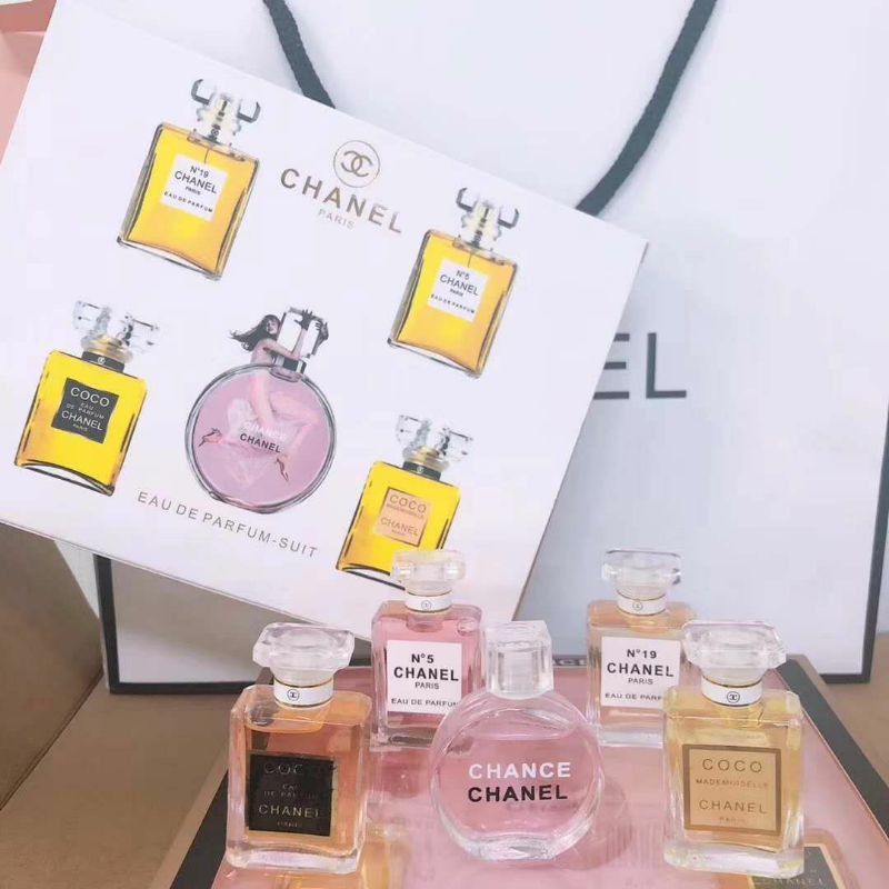 Set Nước Hoa Nữ Mini 5 chai thơm lâu