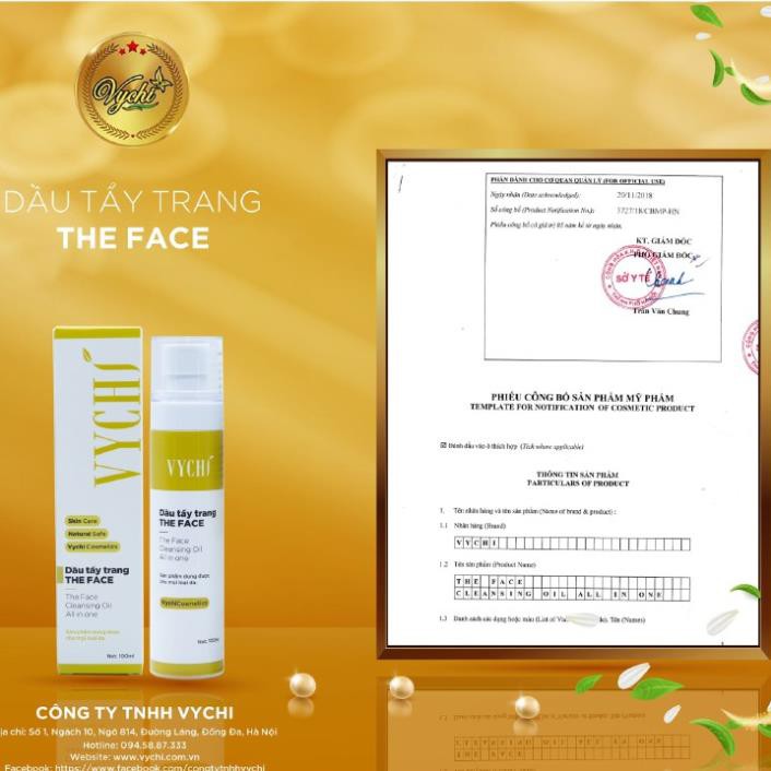 Dầu tẩy trang/Nước tẩy trang THE FACE Cleansing oil all in one /Phù hợp cho da nhạy cảm (100ml)