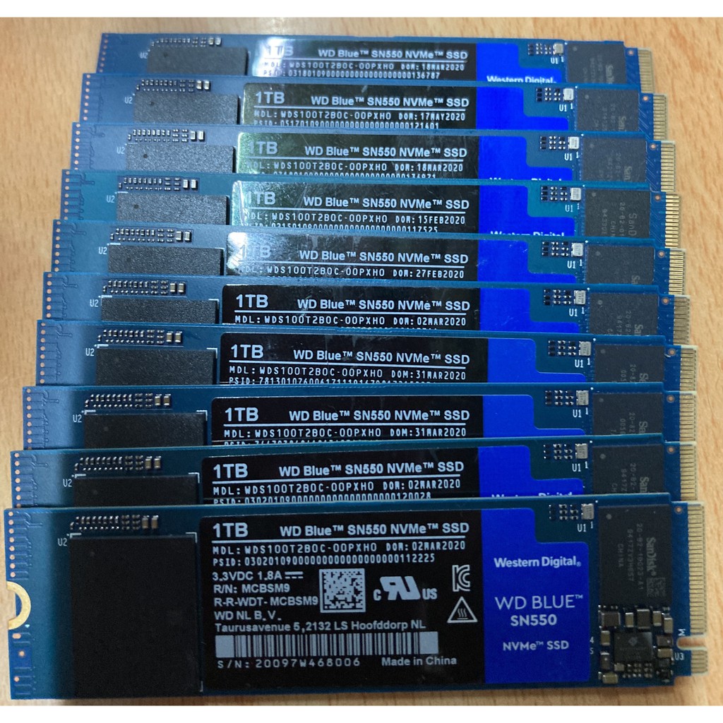 Ổ Cứng SSD Western Digital Blue SN550, SN730 PCIe Gen3 x4 NVMe M.2 1TB | BigBuy360 - bigbuy360.vn