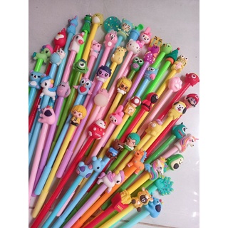Bút cute đầu thú hoạt hình 3d MỰC TÍM (chọn mẫu)