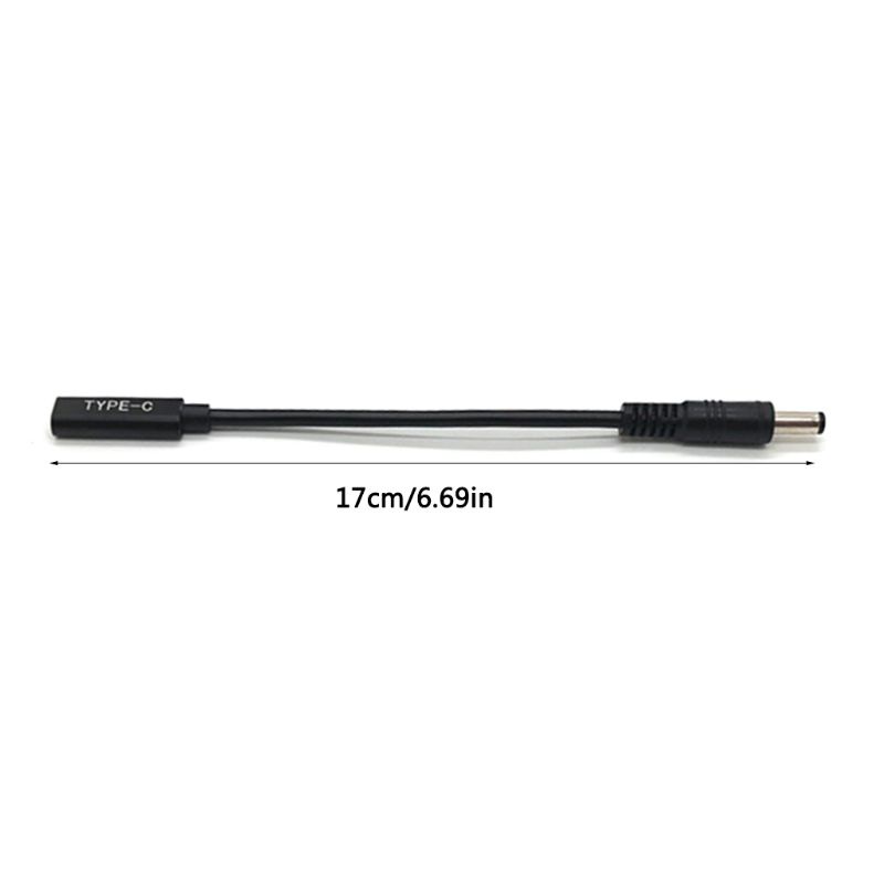 1 Bộ Dây Cáp Chuyển Đổi Type-C Cái Sang Dc 5.5x4.0mm Cho Laptop / Máy Tính