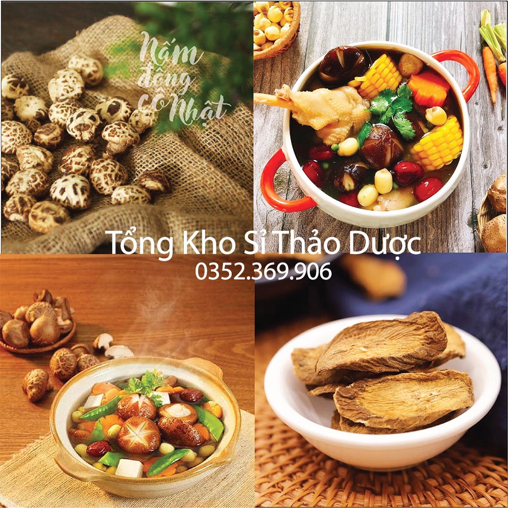 Combo Ngưu Báng + Nấm Đông Cô (Canh dưỡng sinh, nguyên liệu dinh dưỡng)