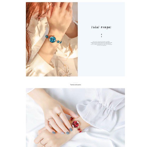 Đồng Hồ Nữ Dây Kim Loại KIMIO 6352 dây rút, dây đính đá ngôi sao may mắn - Đồng Hồ Nữ Dây Kim Loại mặt tròn nữ tính | BigBuy360 - bigbuy360.vn