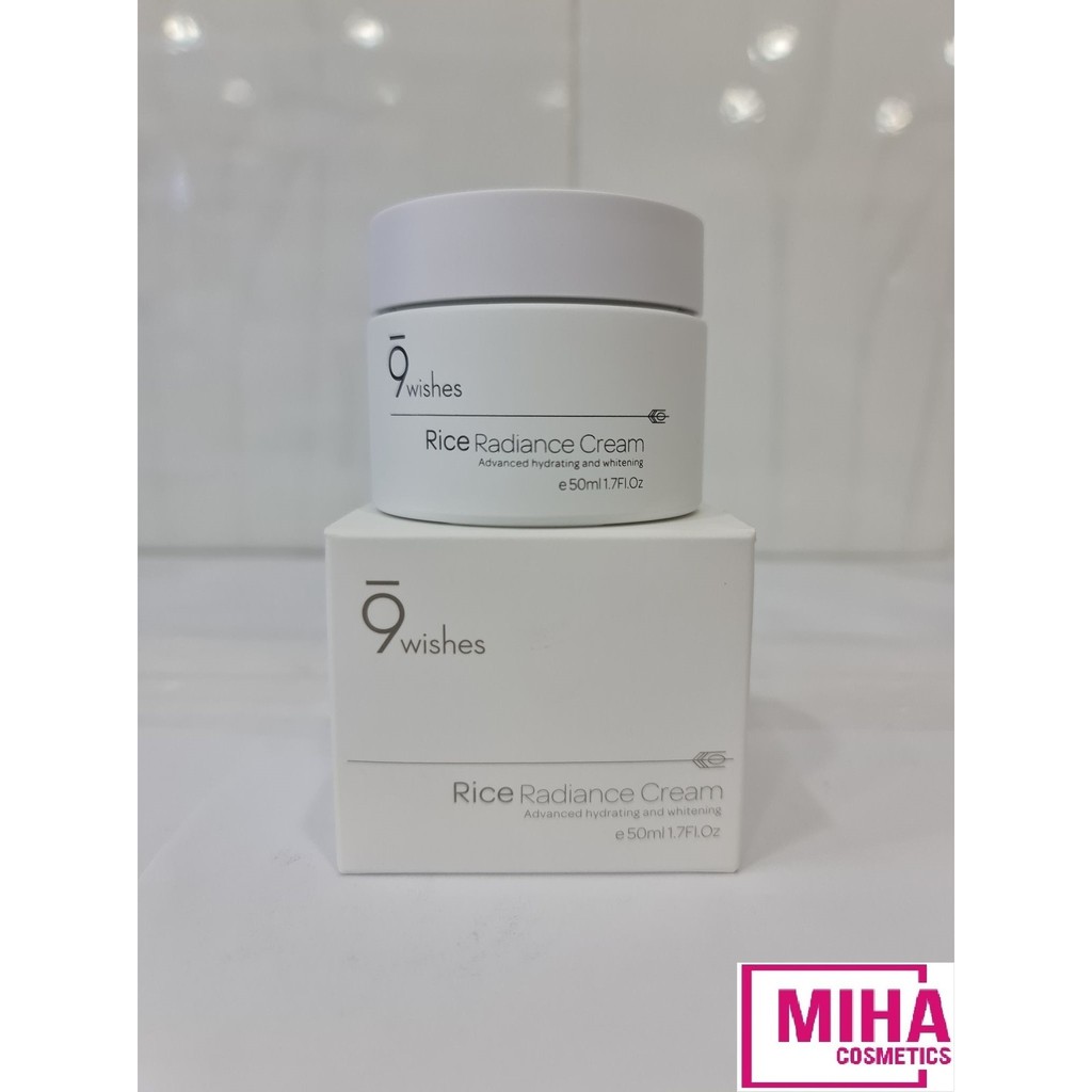 Kem Dưỡng Cấp Ẩm Và Làm Sáng Da 9Wishes Rice Radiance Cream 50ml Hàn Quốc