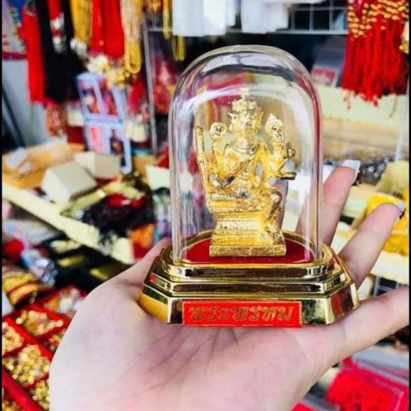 Tượng Phật Tứ Diện Lồng Kính ⚡𝗧𝗵𝗮́𝗶𝗹𝗮𝗻𝗱⚡ Tượng Tứ Diện Thần Brahma พระพรหม [Chuẩn Thái]