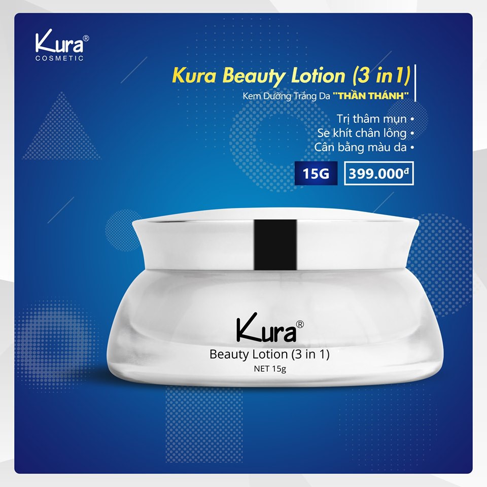 [HOT] Kem dưỡng - Kura Beauty Face (3in1) SP chính hãng | BigBuy360 - bigbuy360.vn