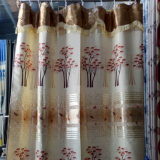 rèm  rộng 1m cao 2m gấm bóng hoa văn cổ điển