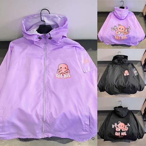 Áo Khoác Dù From Rộng SEA BAE 2 Lớp Unisex Nam Nữ - Shop3nunisex