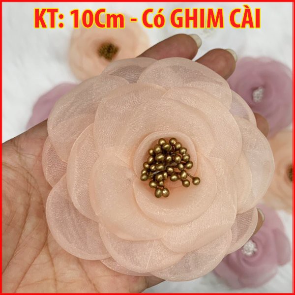 ROMI - Tag  Cài Áo Hoa Handmade, Có Trâm Phụ Kiện Trang Trí Dành Cho Nữ Nhiều Màu CH006 CH003