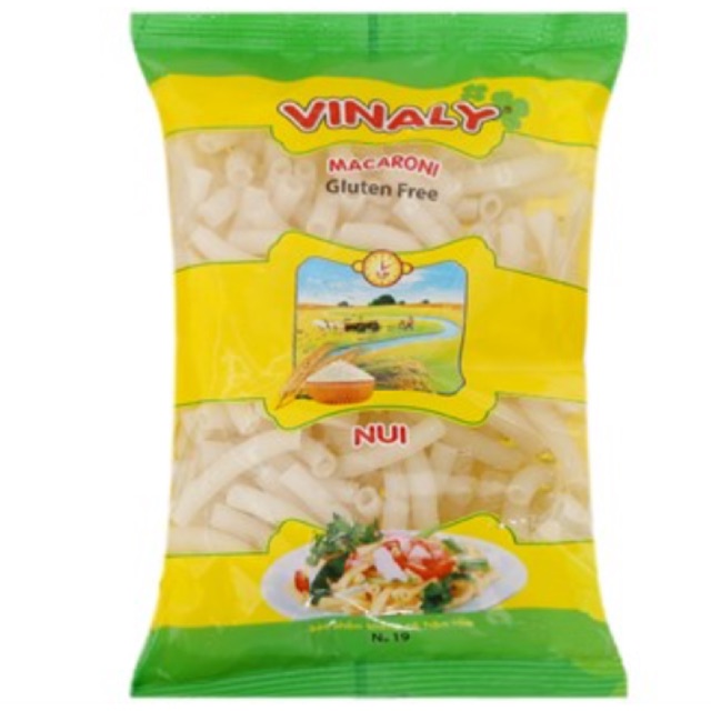 Nui ống trắng Vinaly gói 200g