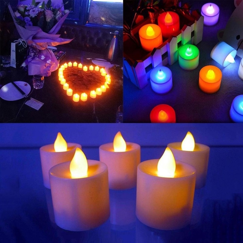 Đèn LED Nến Không Khói Trang Trí Lãng Mạn