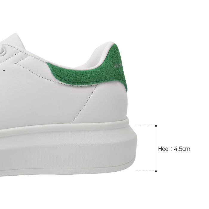 Giày thể thao sneaker Domba gót nhung xanh lá thời trang nam nữ chính hãng H-9016