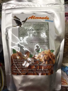 [Hàng Tết]Hạt Nhân Không Vỏ Almonds 500gram