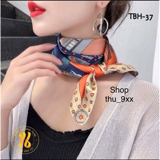 Khăn Lụa Vuông 70x70, Khăn Lụa Quàng Cổ - Khăn Lụa Cuốn Cổo