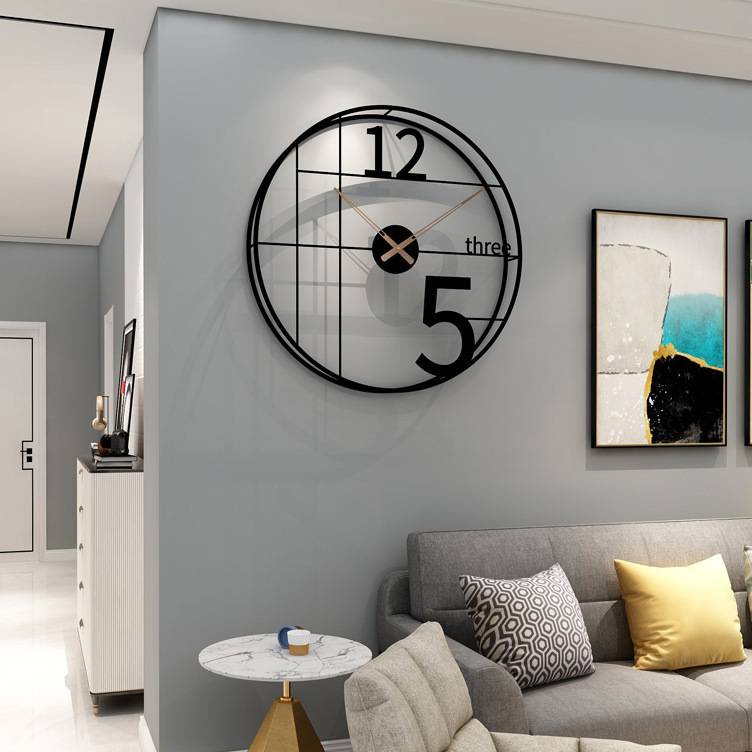 Đồng hồ treo tường kỹ thuật số phong cách Tây Ban Nha Trang trí nhà Đồng hồ treo tường phòng khách 5.5