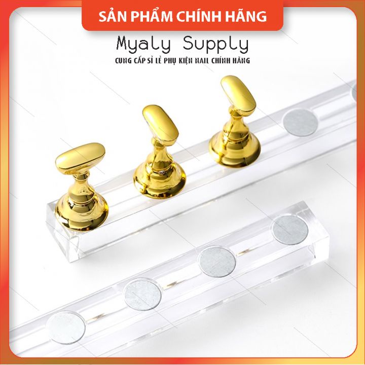 Đế Gắn Móng Giả Tập Vẽ Đế Thẳng Nam Châm Gắn Móng Mẫu Tập Sơn SP000222