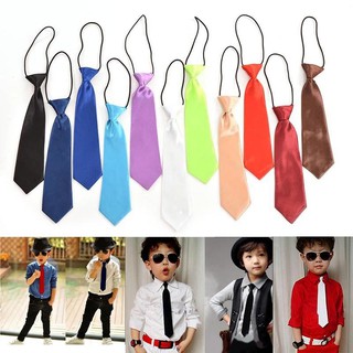 Cà vạt nhiều màu co giãn tốt cho bé trai