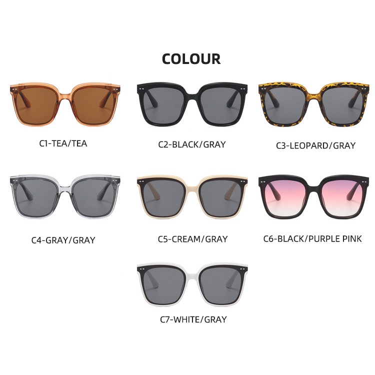 Kính Mát Vuông Chống Tia UV Thời Trang Unisex 2022