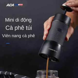 ❖Máy pha cà phê dạng viên nang cầm tay ACA ở Bắc Mỹ ép nhỏ Mini Bọt sữa Ý mới xay