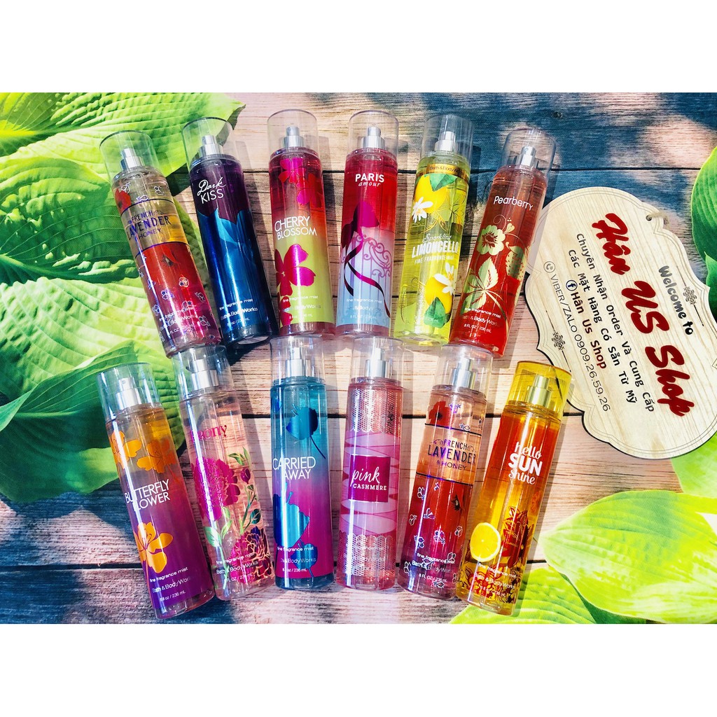 🌺🌸🌼NƯỚC HOA XỊT TOÀN THÂN - BODY MIST BATH & BODY WORKS🎀 | BigBuy360 - bigbuy360.vn
