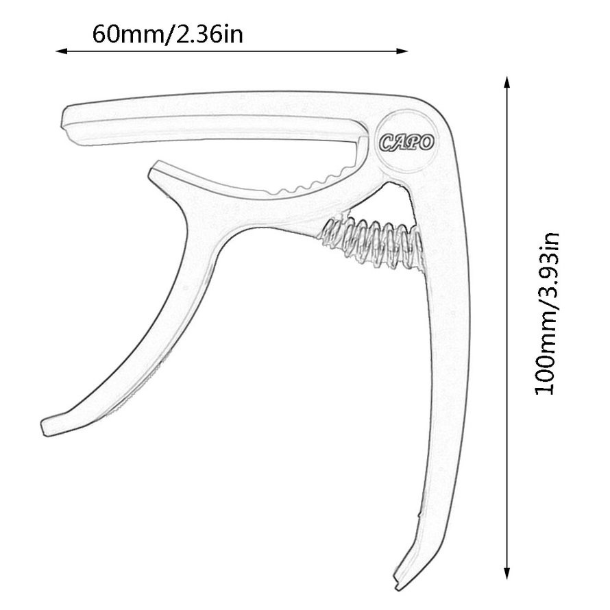 Guitar Capo cho 6 dây Acoustic Classic Electric Guitarra Tuning Clamp