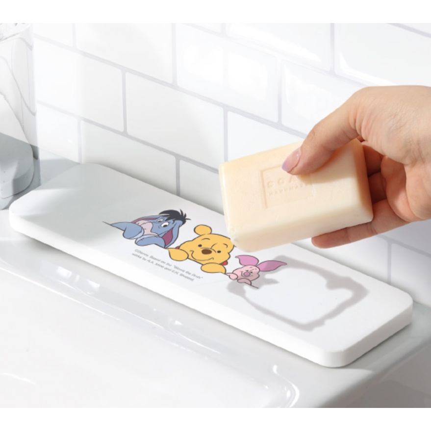 [DAISO Hàn Quốc] Khay Diatomite Winnie The Pooh 2 Loại