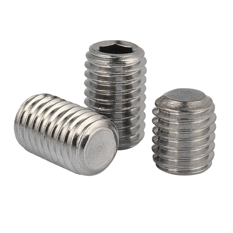 Bộ 200 Ốc Vít Đầu Lục Giác M2.5 M3 M4 DIN913 Chuyên Dụng