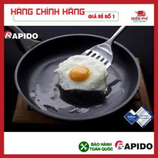 Chảo chống dính bếp từ Rapido 24cm, chảo từ Teflon Rapido 24cm đáy phẳng,thân và đáy chảo bằng nhôm đúc nguyên khối