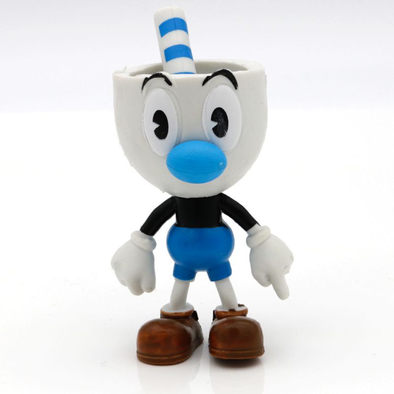 Set 6 Mô Hình Nhân Vật Game Cuphead 3.6-4 Inch
