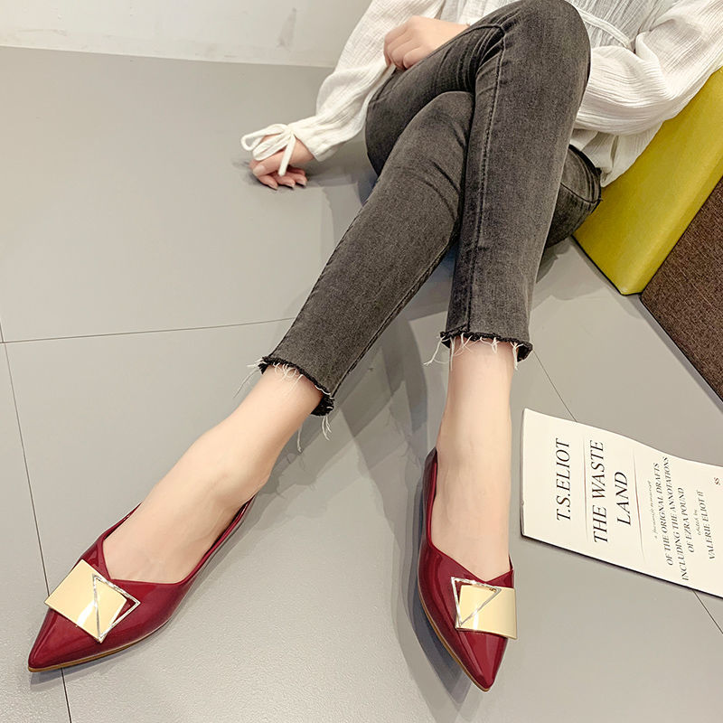 Giày búp bê thời trang mẫu 2021 dành cho nữ