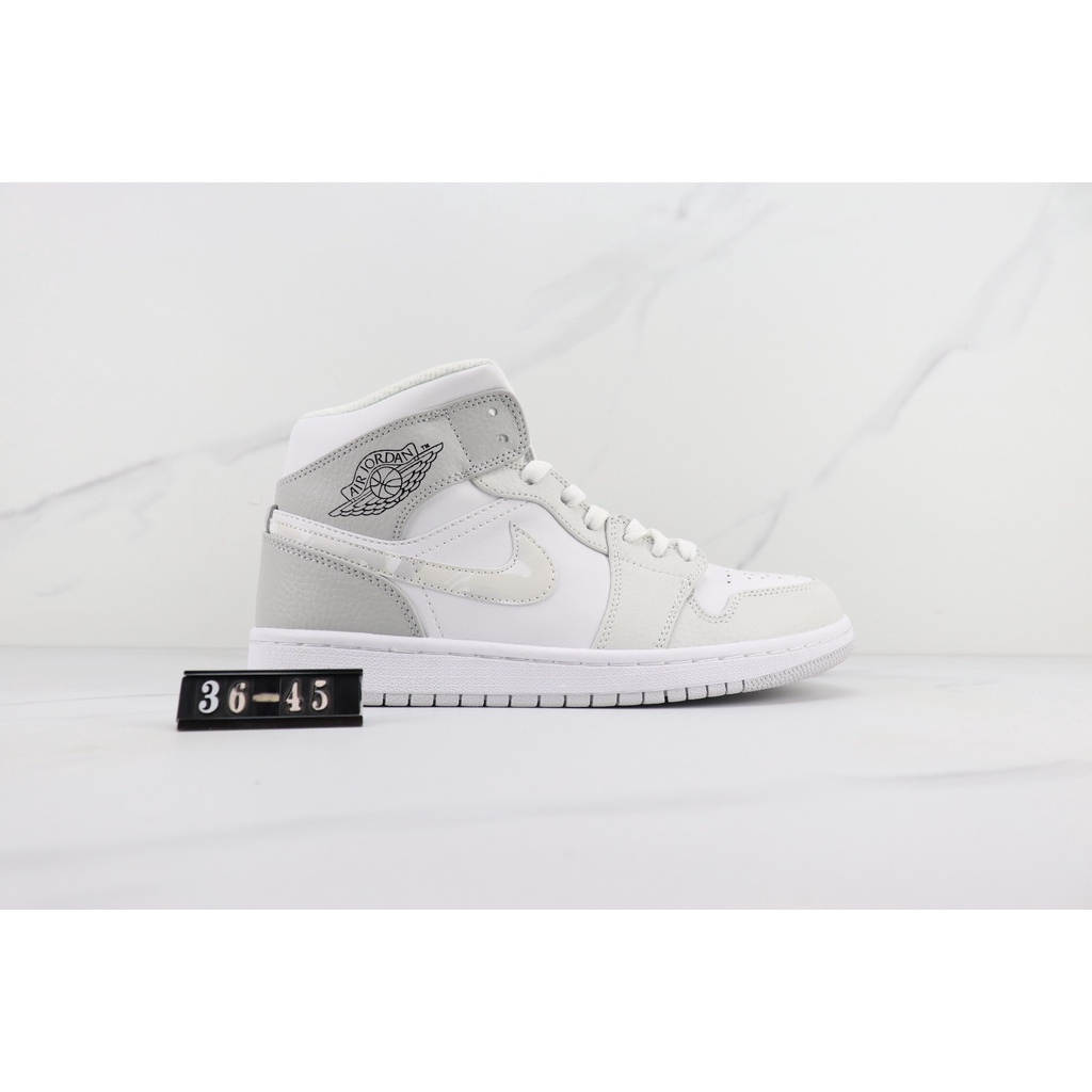 Giày sneaker Air Jordan 1 Mid AJ1 cổ cao thời trang