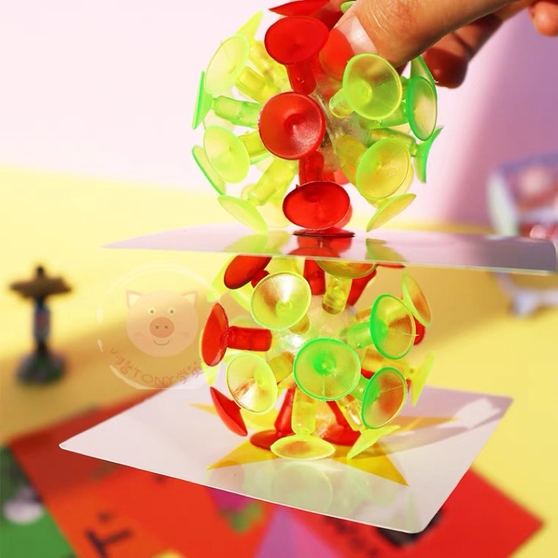 Bóng ném dính loại có đèn / không đèn sticky ball - đồ chơi cho bé