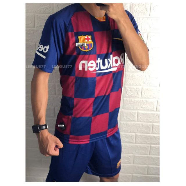 Áo Bóng Đá Barcelona Vải Thái Cao Cấp/ Freeship/ Quần Áo Đá Banh CLB Barca Messi mùa 2019/2020