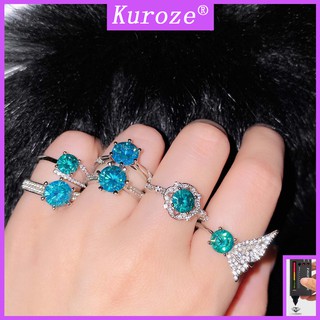 Nhẫn Mạ Bạc Đính Đá Thiết Kế Độc Đáo Sang Trọng