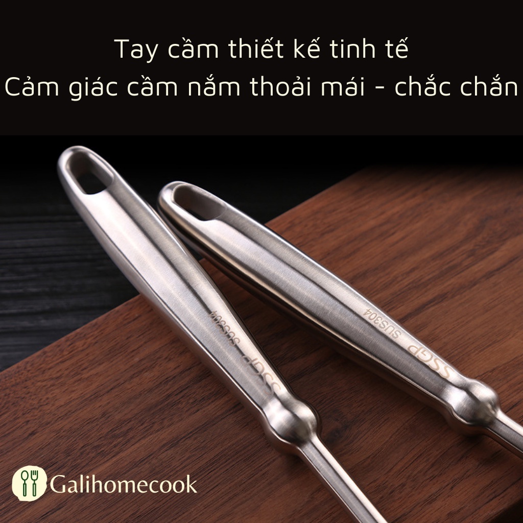 Muôi Vá canh SSGP inox 304 ăn lẩu cao cấp tiêu chuẩn xuất khẩu Đức | Galihomecook