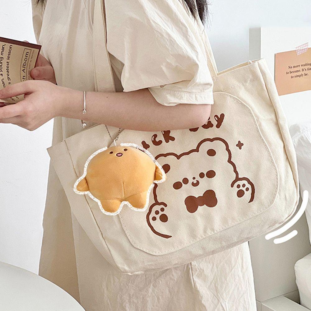 Túi Xách Đeo Vai Vải Bạt Ngăn Chứa Rộng Thời Trang Năng Động