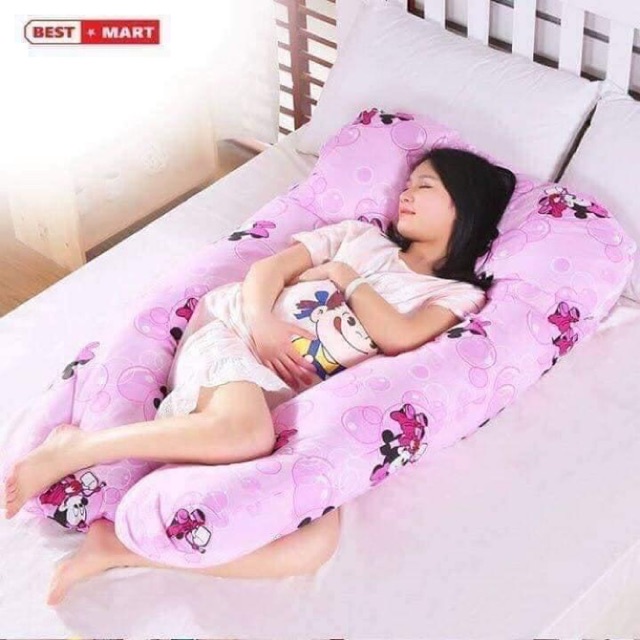 Gối ôm chữ u dành cho bà bầu