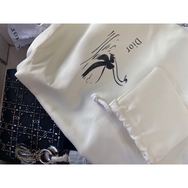 Túi Dior Lady 3 ô - size 17