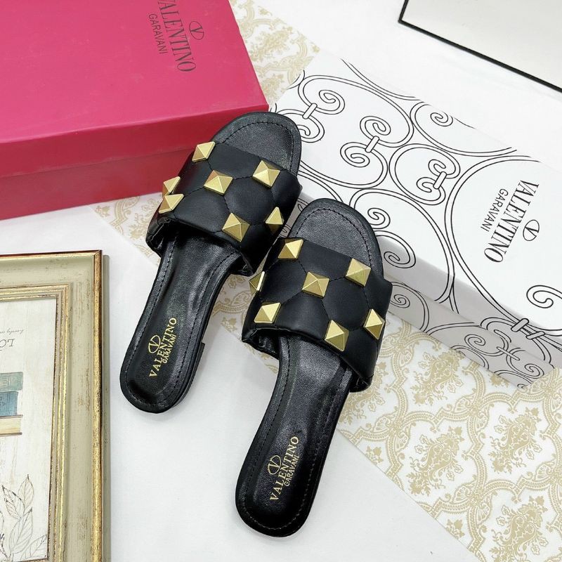 V(ẢNH THẬT) Dép Quai Ngang Đinh Tán Da Mềm Êm Fullbox Bill Túi Hãng Cao Cấp