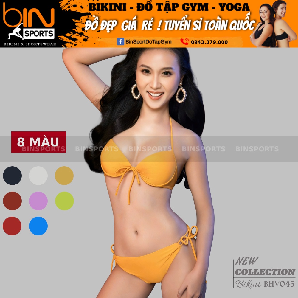 Bikini Nữ Hai Mảnh Quần Tam Giác Freesize Bin Sports BHV045