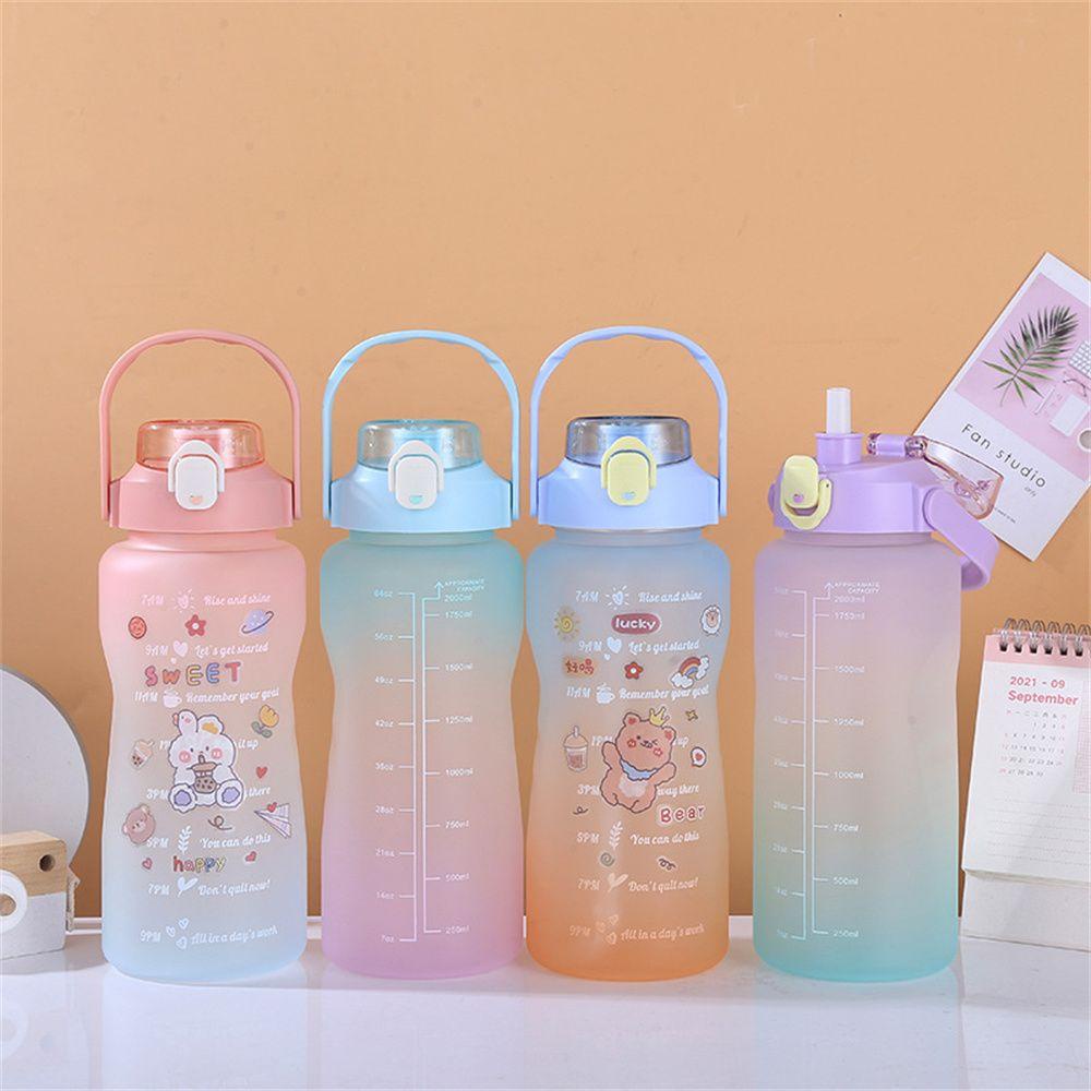 KUNHEV Bình Đựng Nước 2000ml Tiện Dụng Mang Đi Du Lịch