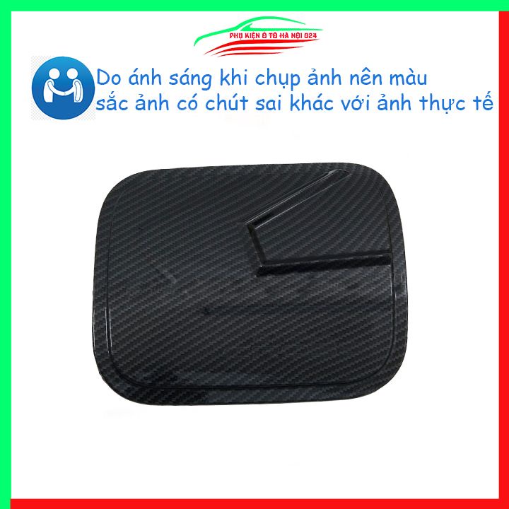 Ốp nắp xăng Corolla Cross 2020-2023 vân cacbon bảo vệ chống trầy trang trí ô tô