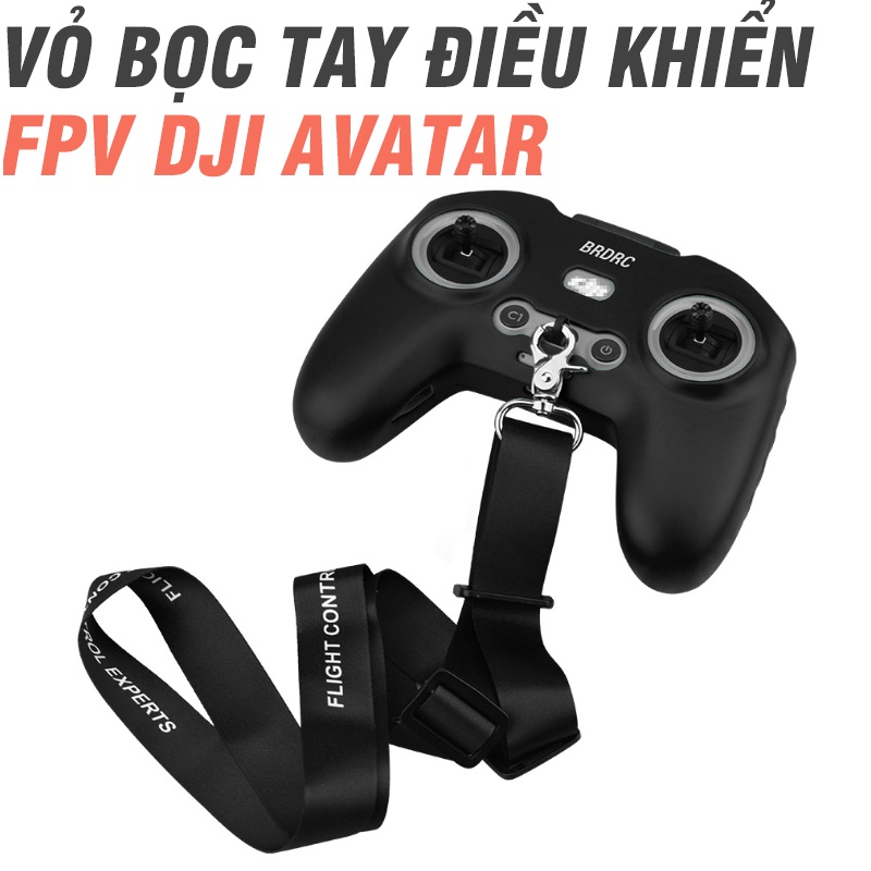 Bộ dây đeo và vỏ bọc silicon tay điều khiển FPV DJI avatar - Phụ kiện FPV