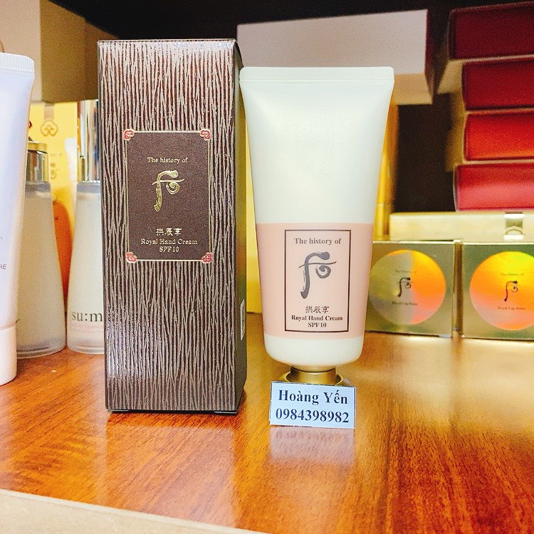 [XẢ KHO]Kem dưỡng da tay Gongjinhyang Royal SPF10 tuyp 85ml