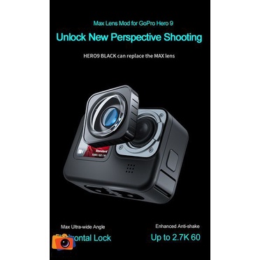 Max Lens Mod for GoPro Hero 9 | Chính hãng Telesin